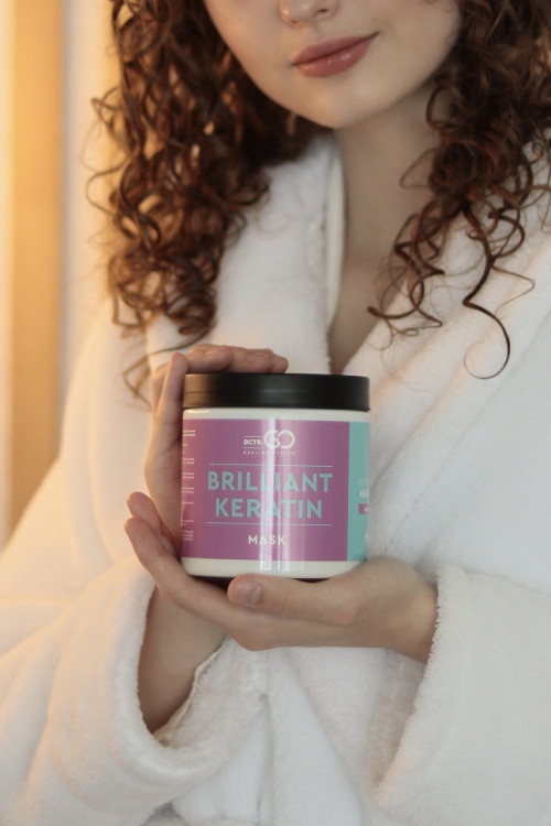 Kератиновая маска для любого типа волос 250 мл. Keratin SPA hair repair в Великом Новгороде