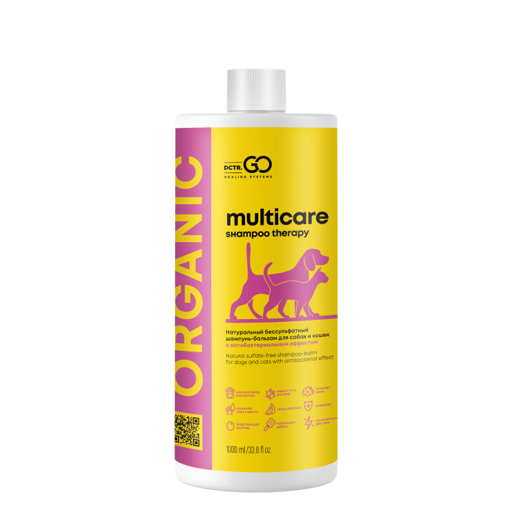 Dctr.Go Шампунь-бальзам для животных Sнampoo Therapy "Мультиуход" 1000 ml в Великом Новгороде